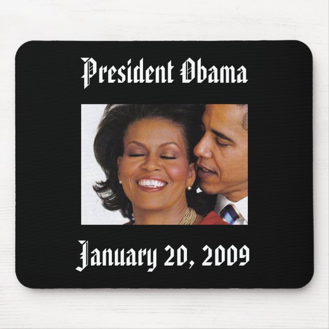 President Obama INAUGURATION Mouse Mat (Front)
