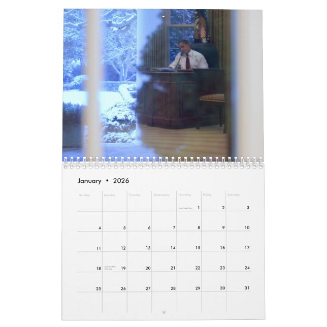 PRESIDENT OBAMA INSIDE THE WHITE HOUSE 2011 CALENDAR (Jan 2026)