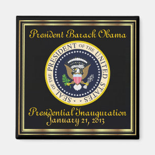 PRESIDENT OBAMA January 21, 2013 Inauguration Magnet