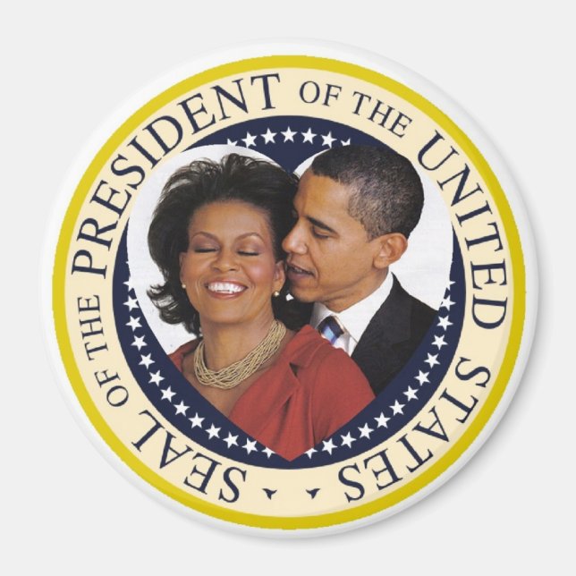 President Obama Keepsake Large 3" Magnet (Front)