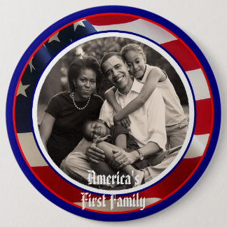 President Obama Keepsakes First Family 6" Button