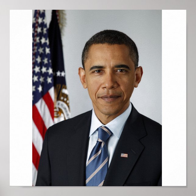 President Obama, Official Portrait Poster (Front)