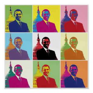 President Obama Pop Art 20x20 Poster