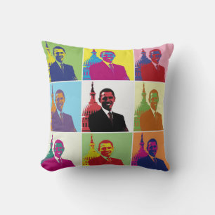 President Obama Pop Art Cushion