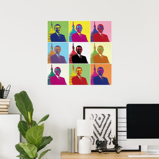President Obama Pop Art Poster (Home Office)