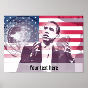 President Obama - Poster - template