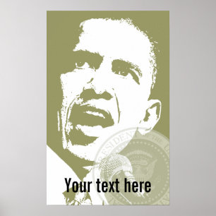 President Obama - Poster - template