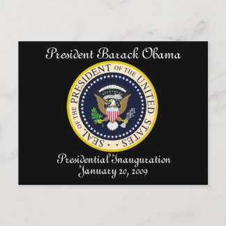 President Obama Presidential Inauguration Postcard