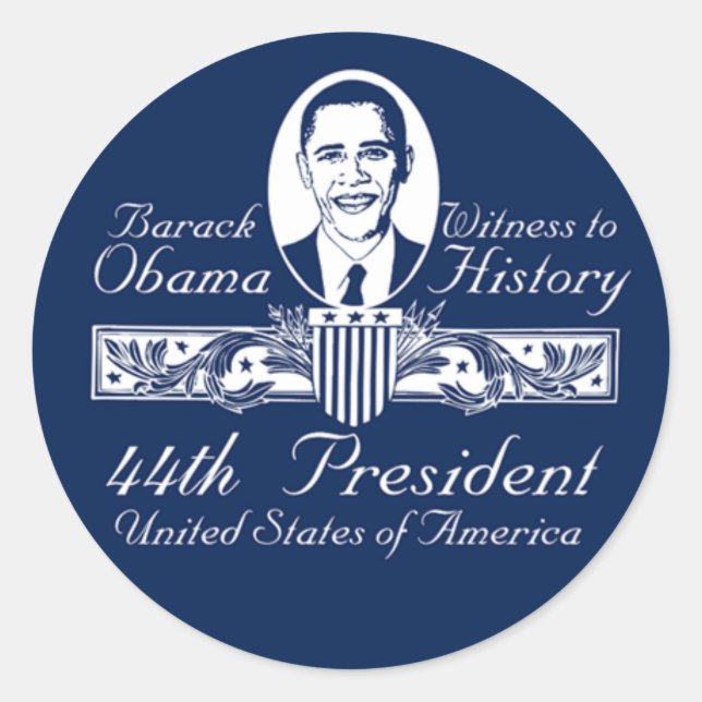 President Obama Victory Sticker (Front)