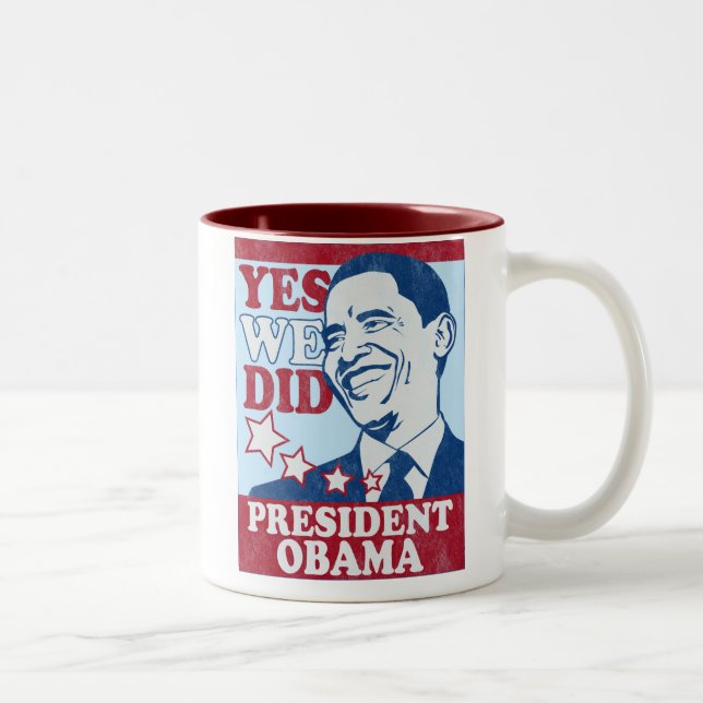 President Obama Vintage Mug (Right)