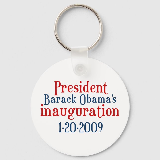 President Obamas inauguration Key Ring (Front)