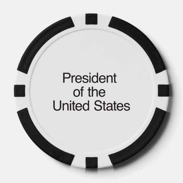 President of the United States Poker Chips (Front)