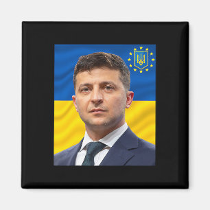 President Of Ukraine Volodymyr Zelensky - Stand Wi Magnet