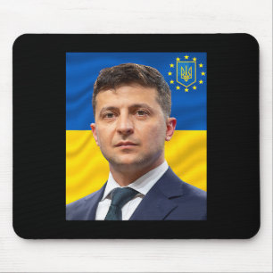 President Of Ukraine Volodymyr Zelensky - Stand Wi Mouse Mat