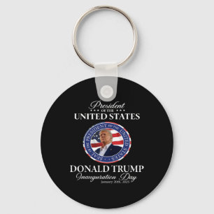 President Of Usa Donald Trump 2025 Inauguration Da Key Ring
