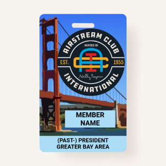 President or Past President Badge ID Badge