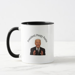 President Poopy Pants Biden Conservative Mug
