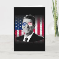 President Reagan Usa Flag Patriotic American 4th O