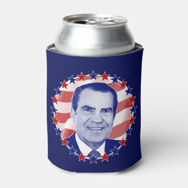 President Richard Nixon Stars and Stripes Can Cooler (Can Front)