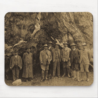 President Roosevelt and John Muir Beneath (Sepia) Mouse Mat