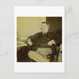 President Roosevelt at His Desk in White House Postcard