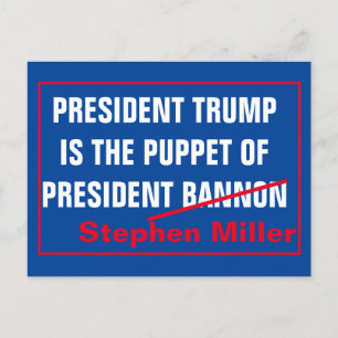 President Stephen Miller Postcard