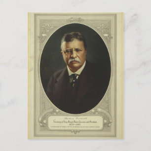 President Theodore Roosevelt by Forbes Lithography Postcard