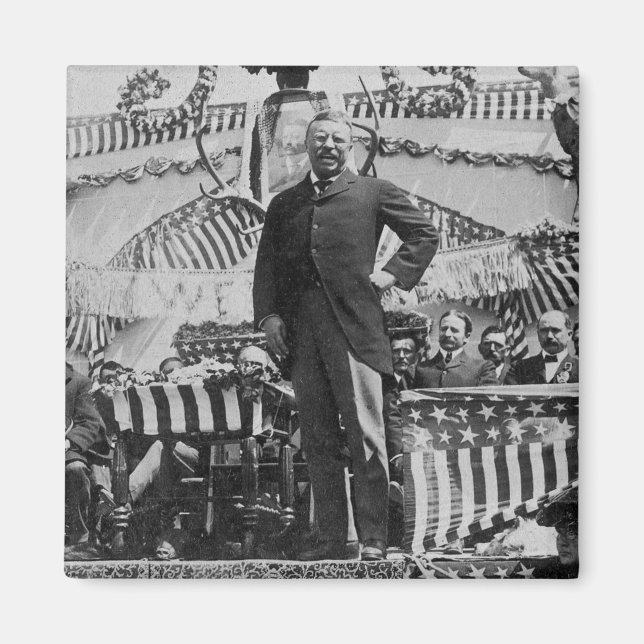 President Theodore Roosevelt in Wyoming Magnet (Front)