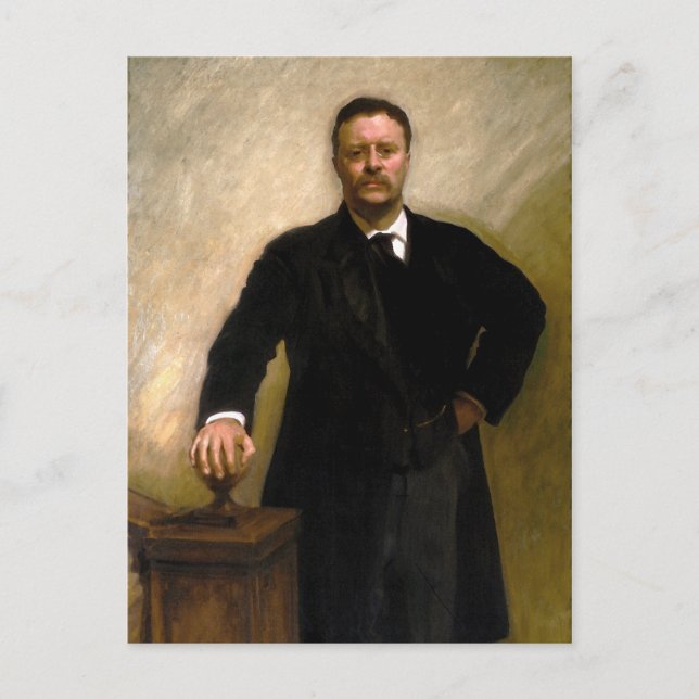 President Theodore Roosevelt John Singer Sargent Postcard (Front)