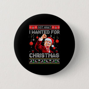 President Trump 2024 Black Uni-adults Winter Moder 6 Cm Round Badge