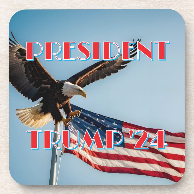 PRESIDENT TRUMP 2024 COASTER (Front)