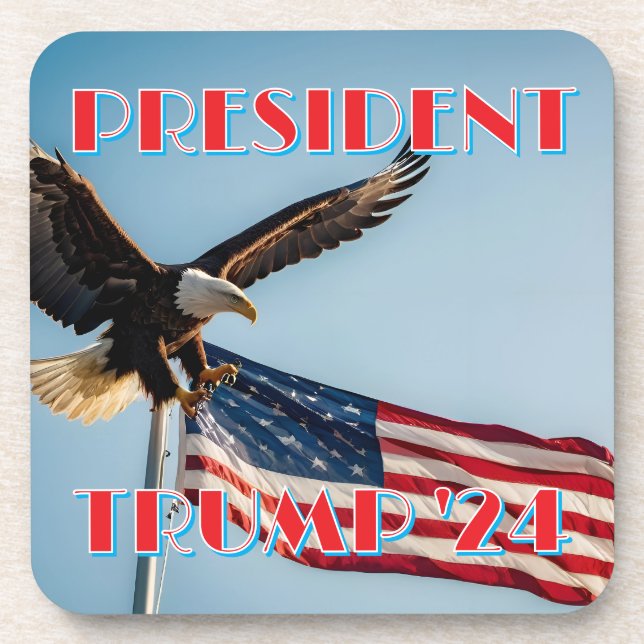 PRESIDENT TRUMP 2024 COASTER (Front)