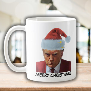 President Trump 2024 Mug shot Merry Christmas