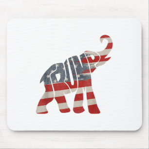 President Trump 2024 Republican Elephant Trump Mouse Mat