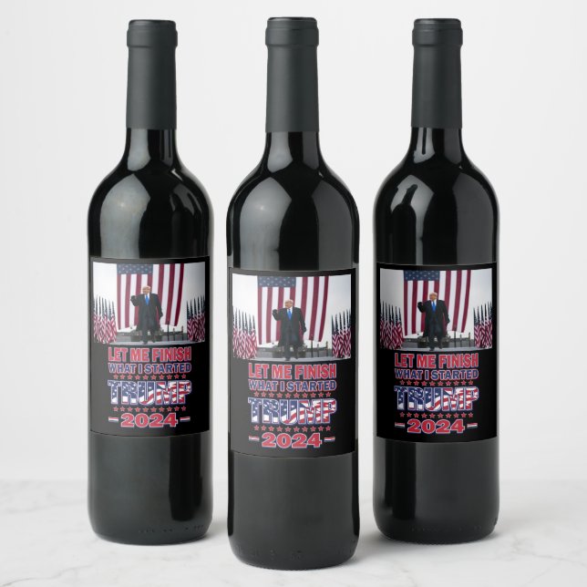 President Trump 2024 Wine Label (Bottles)