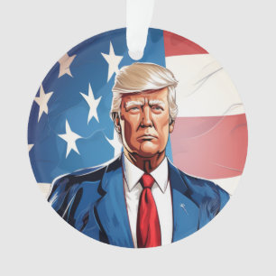 President Trump Acrylic Ornament