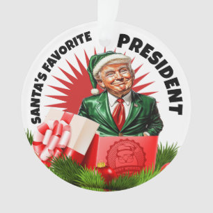 President Trump Acrylic Ornament