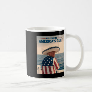 President Trump America's Gulf Mexico Sombrero Ame Coffee Mug