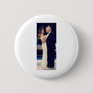 President Trump and Melania Dancing 6 Cm Round Badge