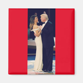 President Trump and Melania Dancing Magnet