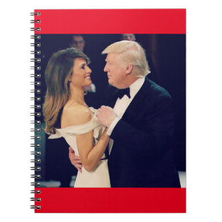 President Trump and Melania Dancing Notebook