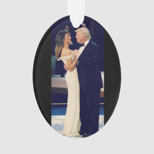President Trump and Melania Dancing Ornament