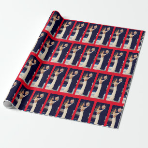 President Trump and Melania Dancing Wrapping Paper