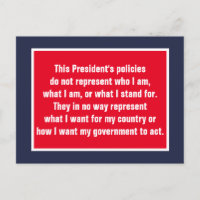 President Trump Does Not Represent Me