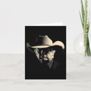 President Trump Head Cowboy Usa 2024 Vote Election Card