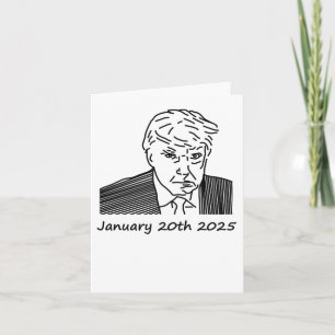President Trump Inauguration 2025  Card