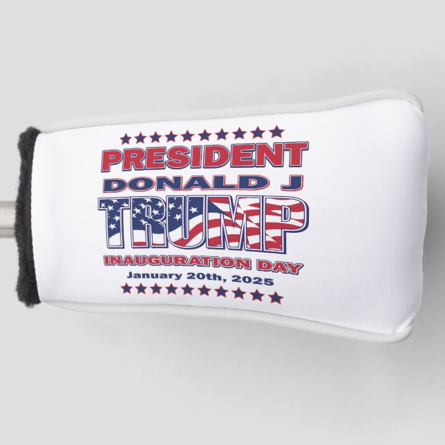 President Trump Inauguration 2025 Golf Head Cover (Front)