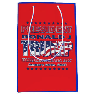 President Trump inauguration 2025 Medium Gift Bag