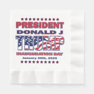 President Trump Inauguration 2025 Napkin