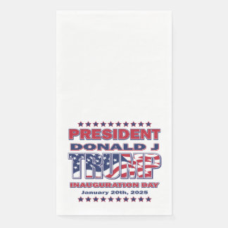 President Trump Inauguration 2025 Napkin